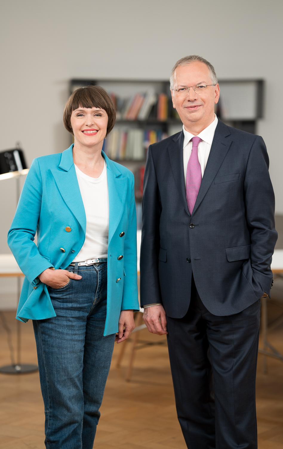 Portrait Prof. Dr. Hartmut Göbel und Nadja Katzenberger